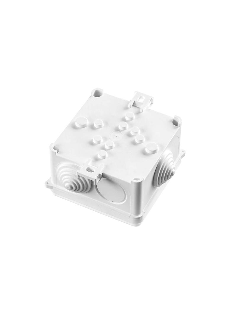 N80x80 ,  Puszka naścienna dławnicowana 83 x 83 x 53 mm, biały