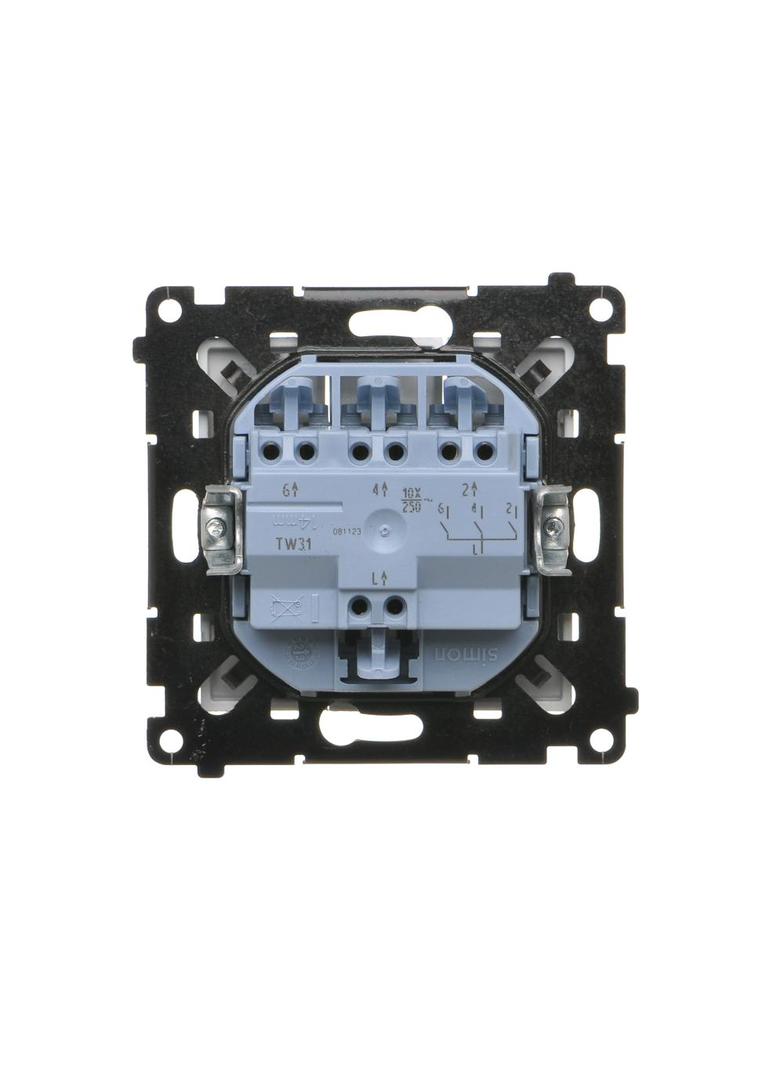 Simon 55 Łącznik potrójny szybkozłączka Aluminium mat TW31.01/143 KONTAKT