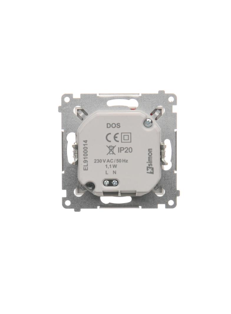 Simon 54 Oprawa oświetleniowa LED 230 V AC 1.1 W białe ciepłe 3100 K biały DOS.01/11 KONTAKT