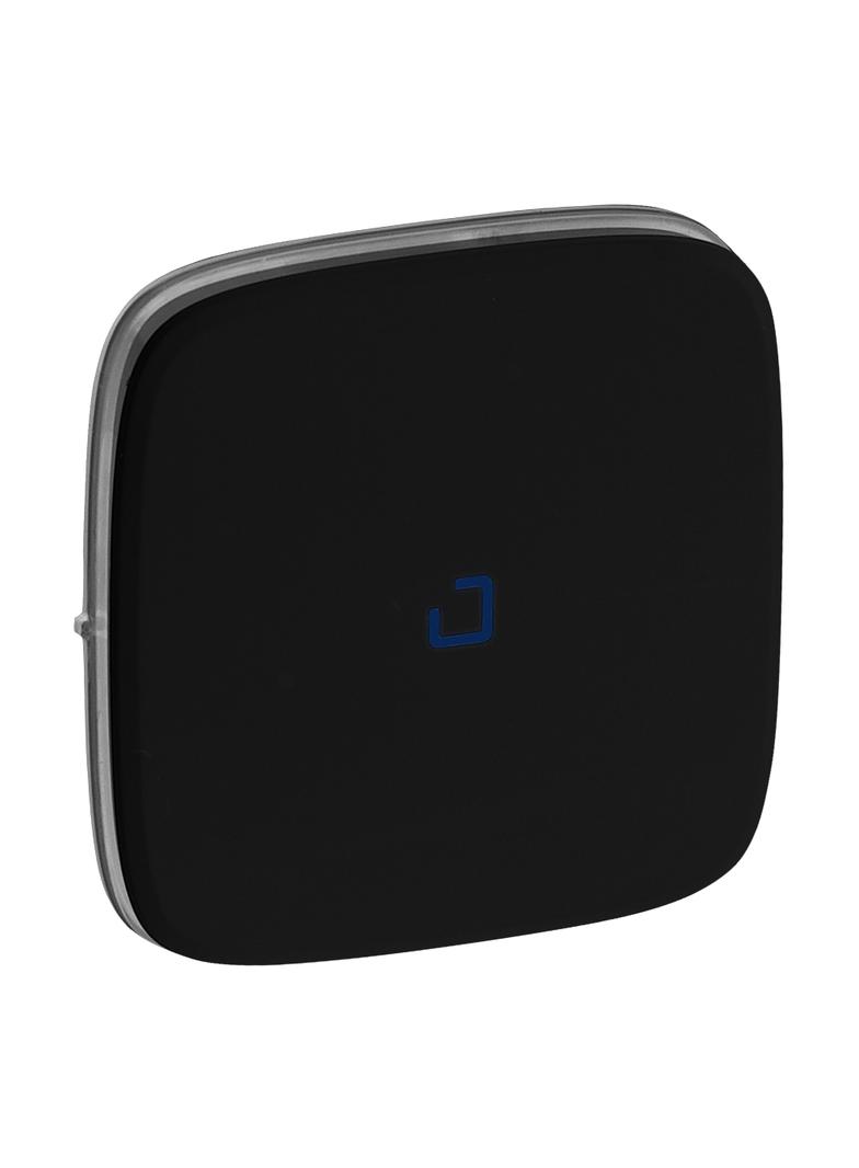 VALENA ALLURE - KLAWISZ CZARNY ŁĄCZNIKA : JEDNOBIEGUNOWEGO LUB SCHODOWEGO LUB PRZYCISKU PRZEŁĄCZNIKA