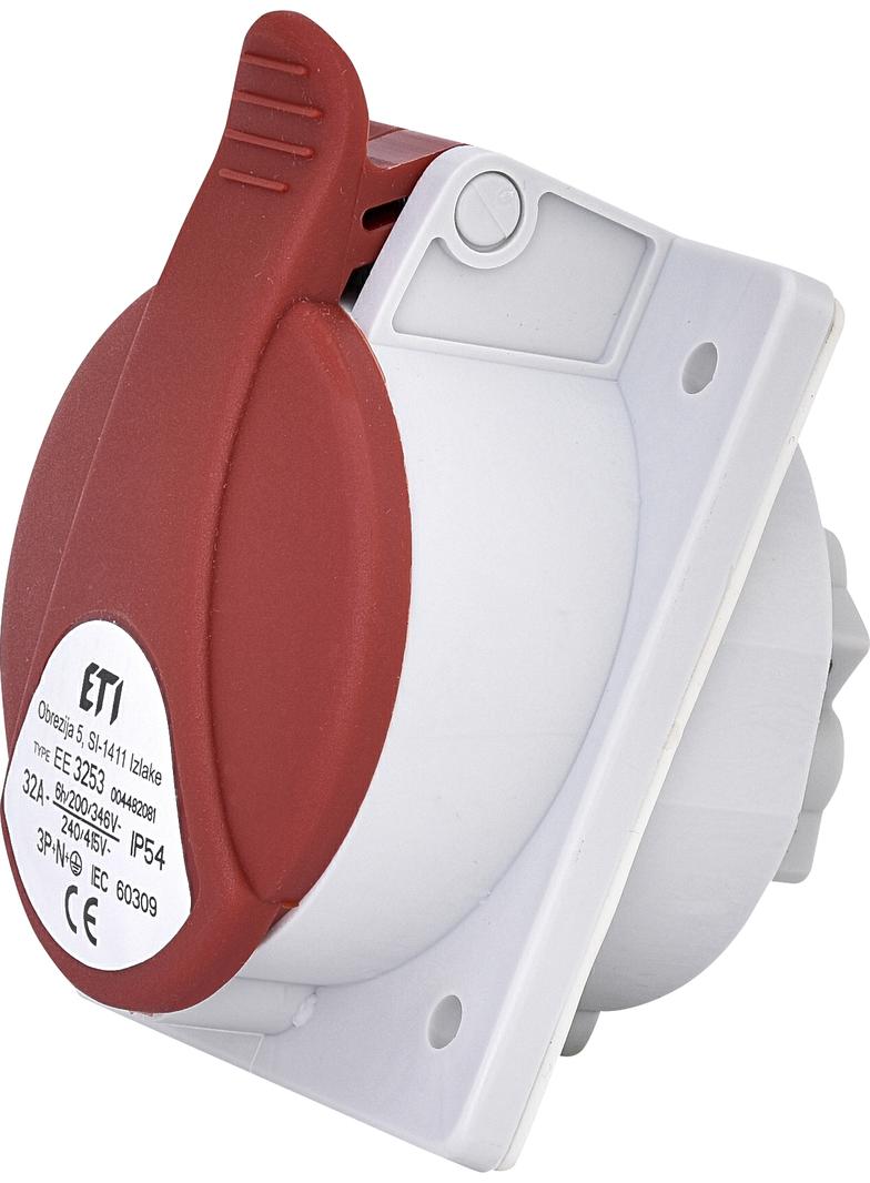 32A 400V 3P+N+PE Gniazdo tablicowe IP54 EE 3253 004482081 ETI