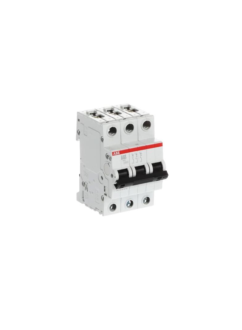 S203-B80 Wyłącznik nadprądowy 6kA 3P B80A 2CDS253001R0805 ABB