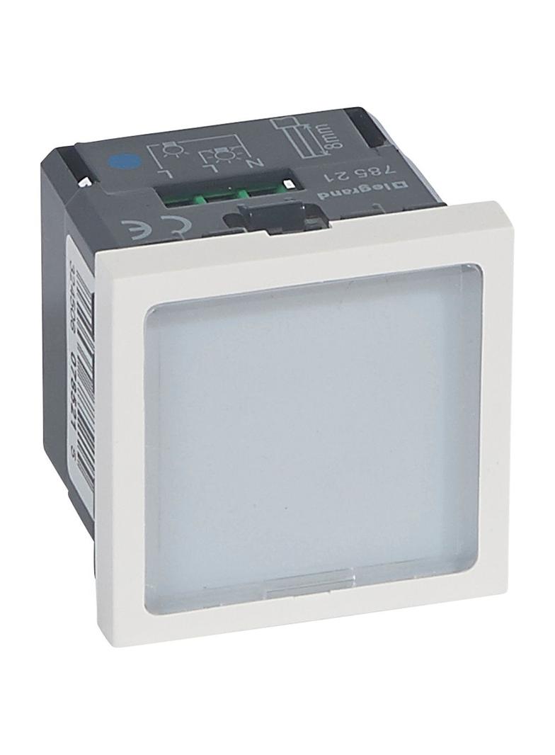 MOSAIC SYGNALIZATOR ŚWIETLNY LED 0,2/1W- 2 MODUŁY NIEBIESKI 230V~, Legrand
