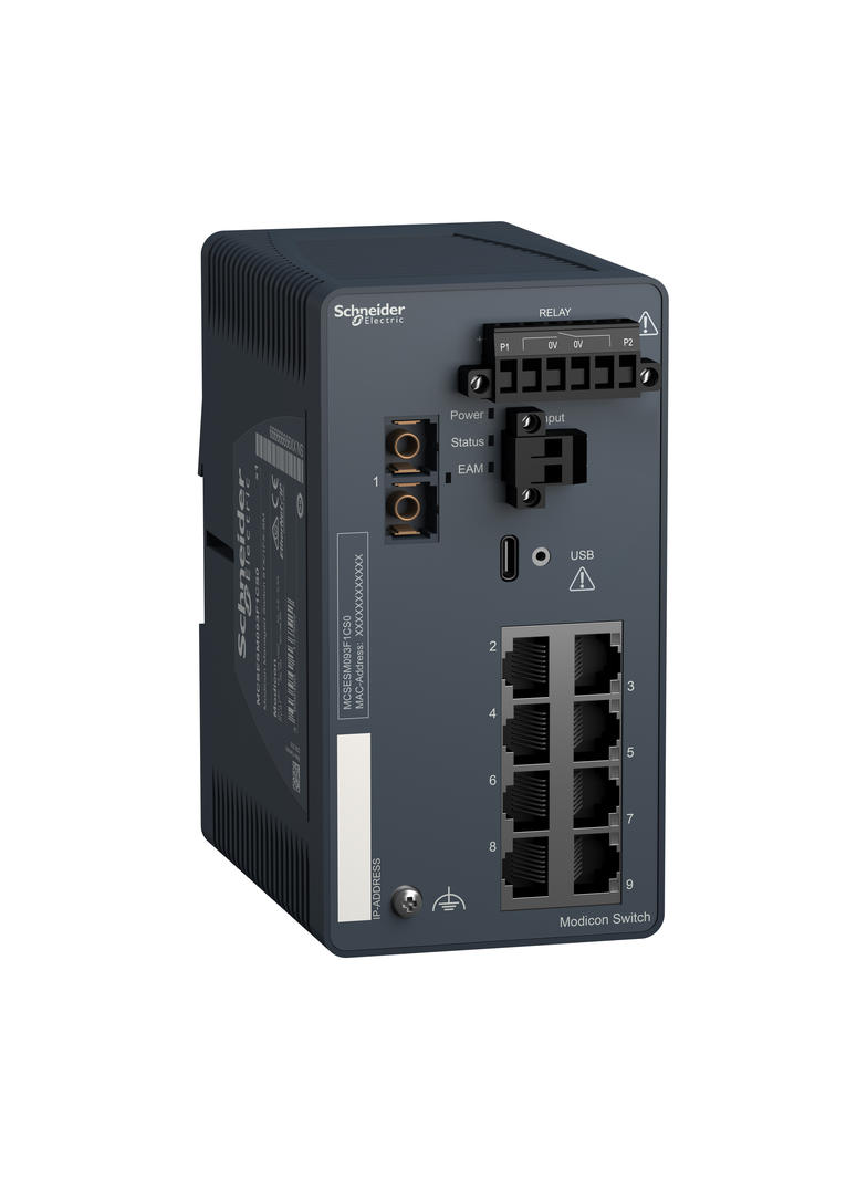 Modicon Switch Zarządzalny 8TX/1FX-SM