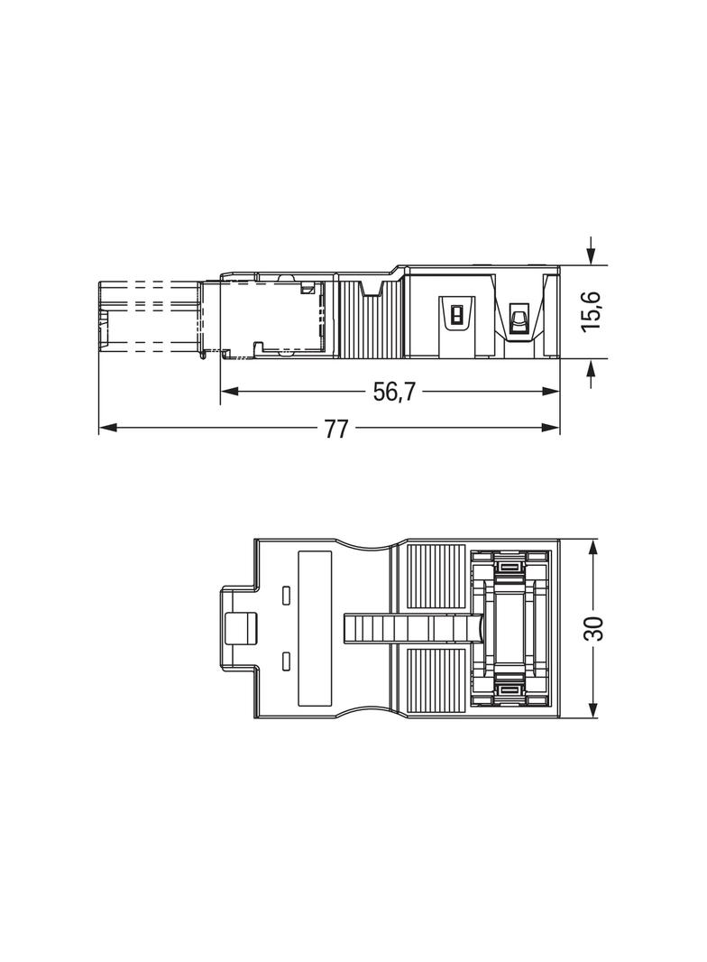 obudowa odciążająca przewody