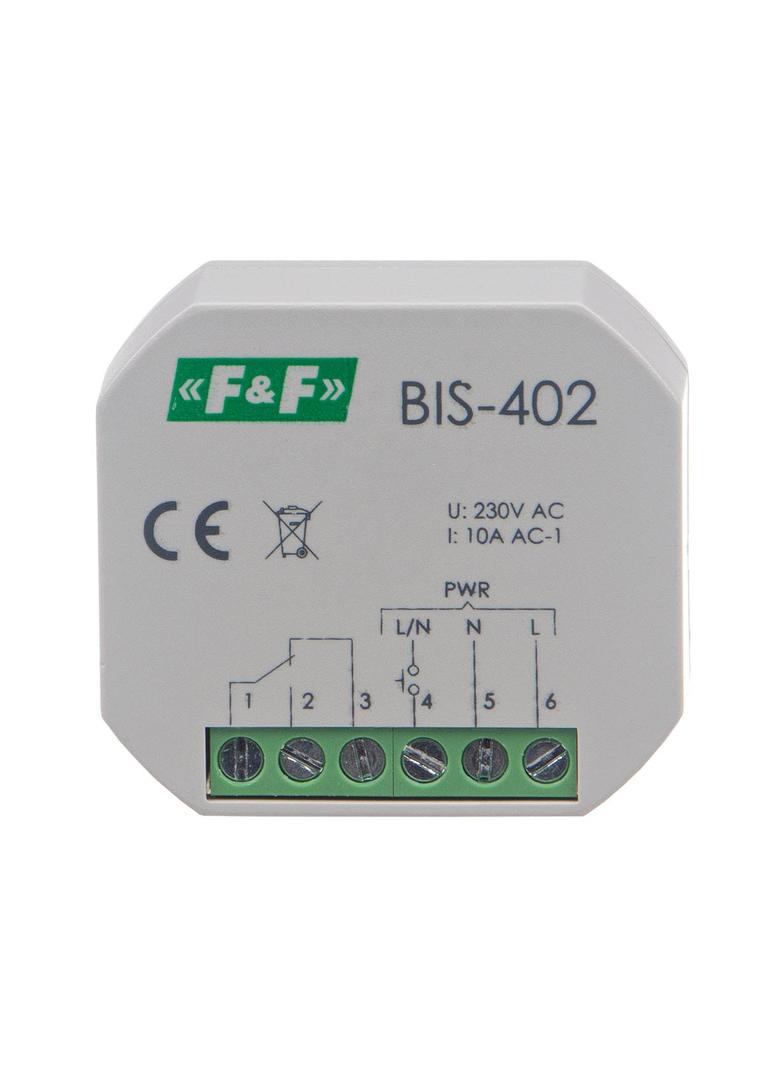 PRZEKAŹNIK BISTABILNY UN=230V, I=10A , STYKI 1Z, MONTAŻ W PUSZCE PODTYNKOWEJ ?60