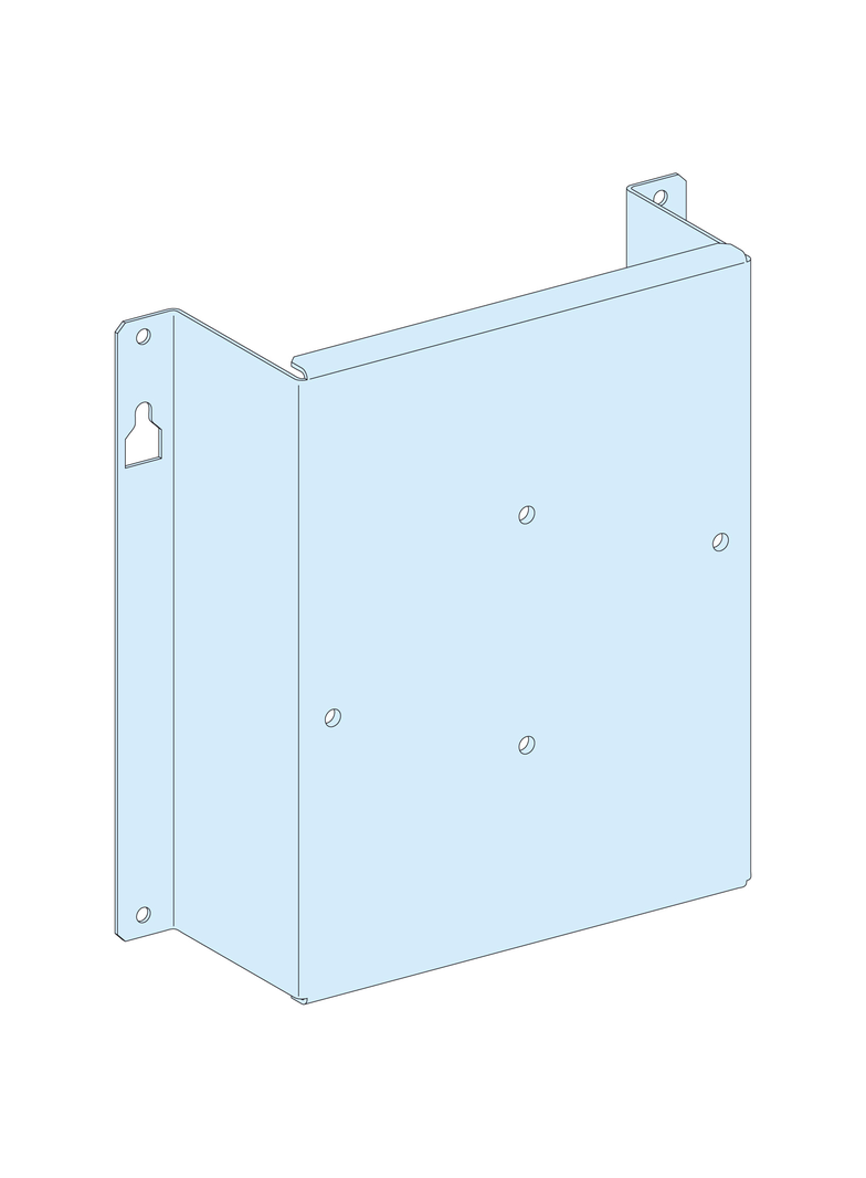 Rozdzielnice PrismaSet, płyta montażowa Prisma G do montażu ISFT250 250mm
