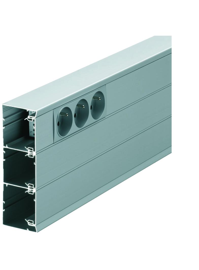 tehalit.GBA Podstawa 50x161mm aluminium anodyzowany GBA501611ALU HAGER