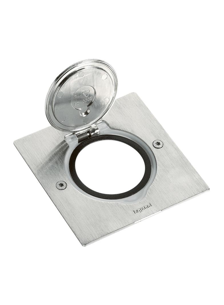 Pokrywa Gniazda Pojedyncza Kwadratowa Inox 089700 LEGRAND