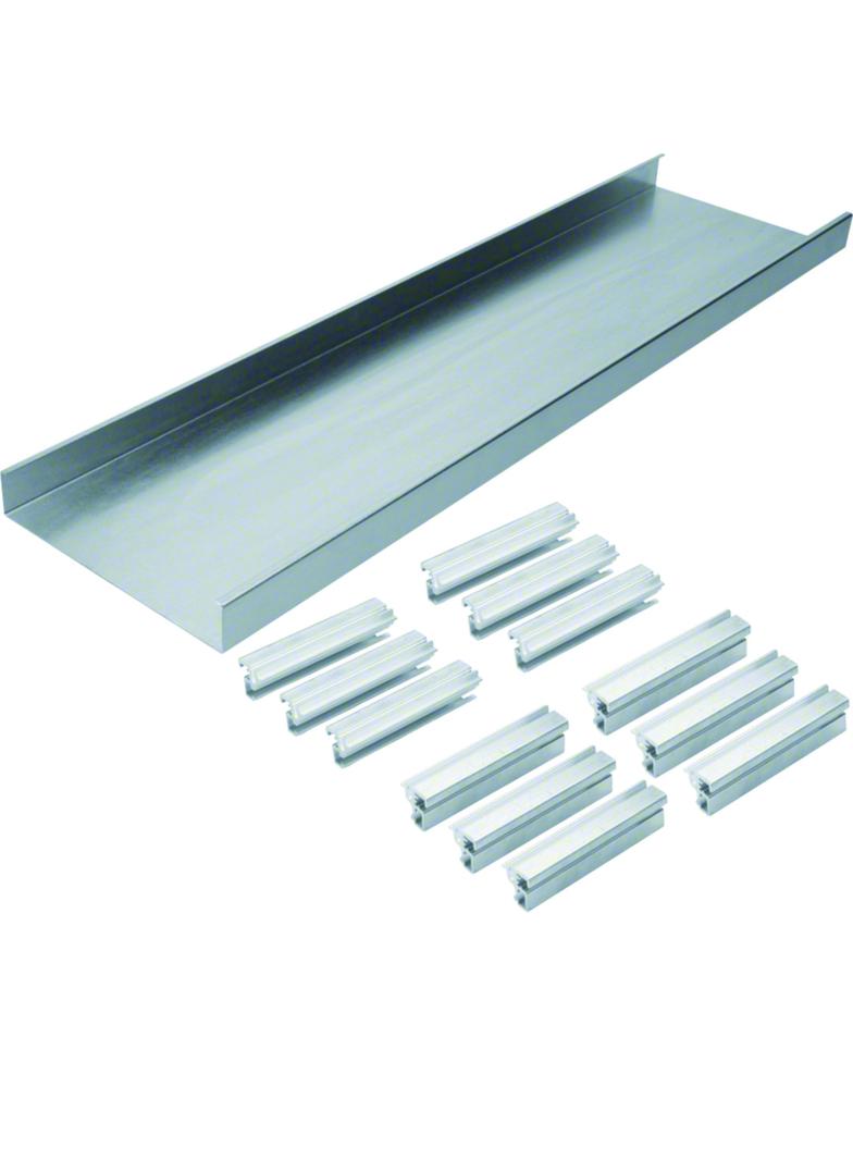 tehalit.AK Podstawa kanału napodł 2-str skos pokrywy 200x40mm stal AKU2000402 HAGER