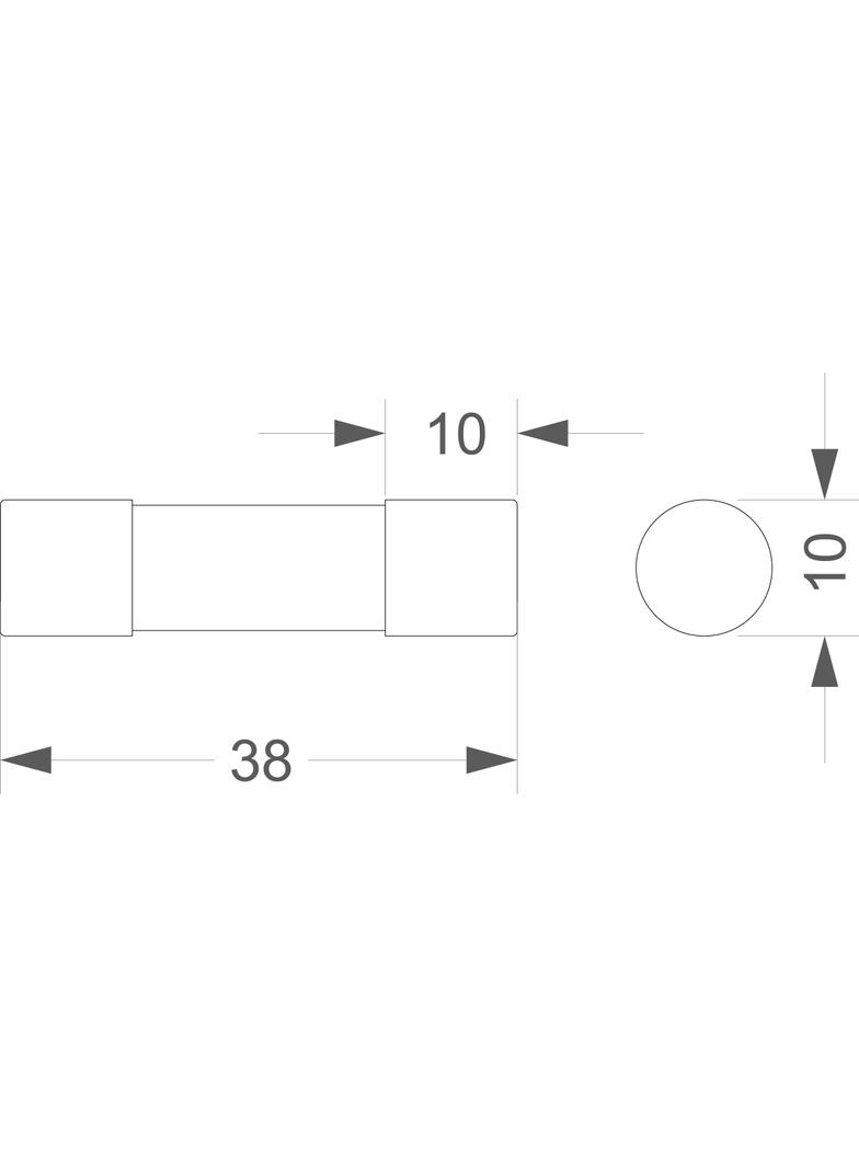 Wkładka bezpiecznikowa ST10PV 10x38 10A 1000VDC OPATÓWEK