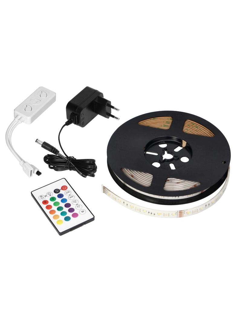 Taśma LED IP65 RGB+WW+CW 5 m + zasilacz i kontroler, Tuya Smart Wi-Fi OR-SH-17902 ORNO