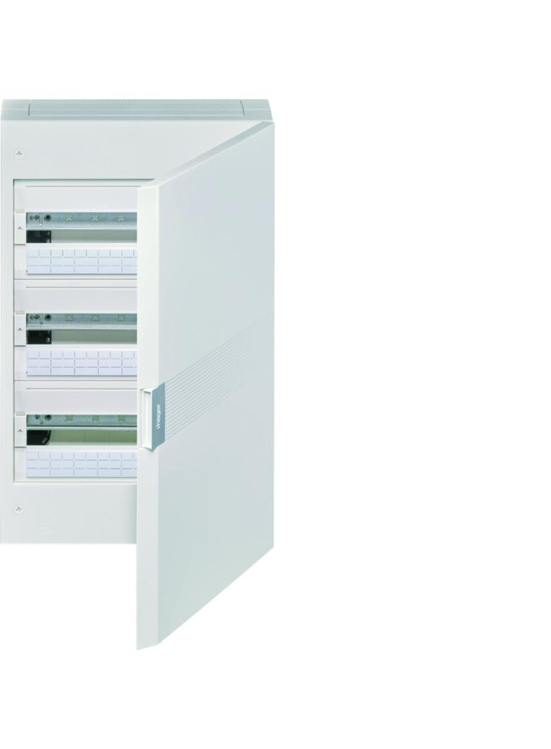 vega Rozdzielnica natynkowa 3x18 IP40 drzwi białe VB318PB HAGER