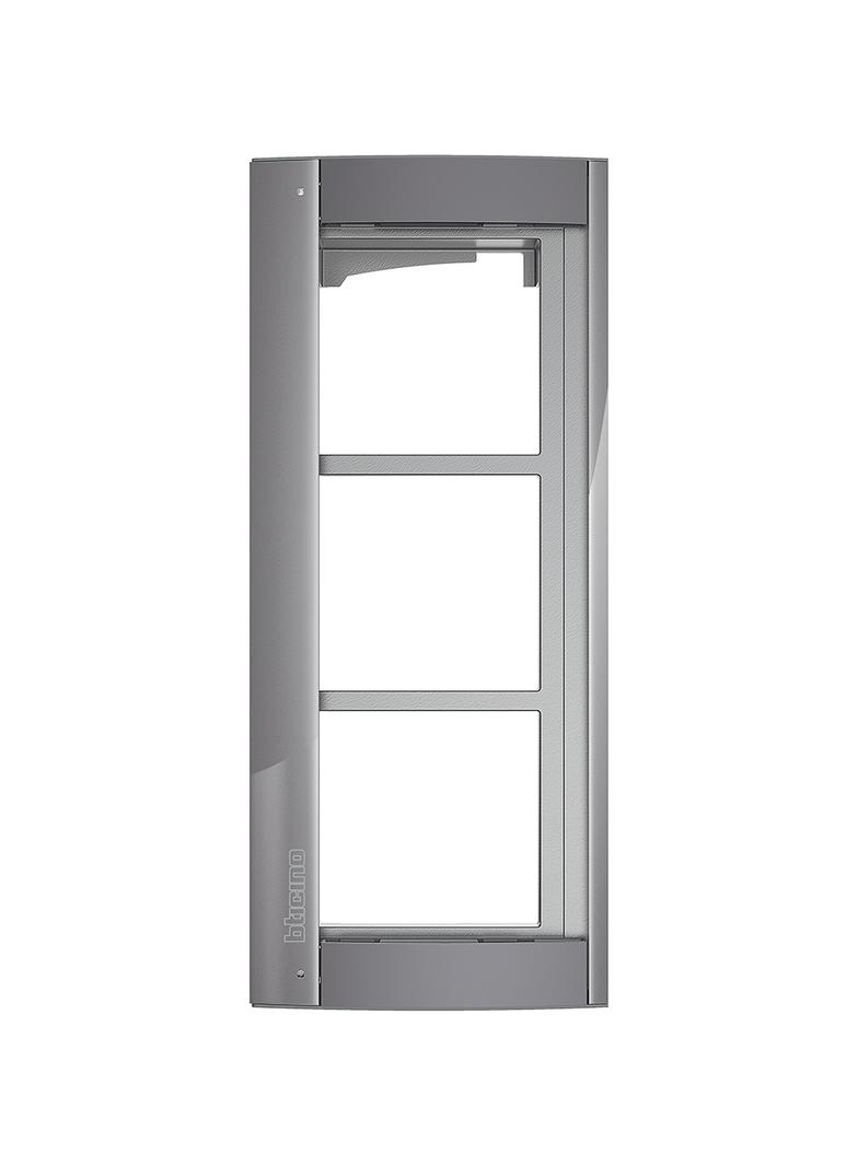 Ramka Z Uchwytem Do Paneli Sfera - 3 Moduły - Stalowoszara 350233 LEGRAND