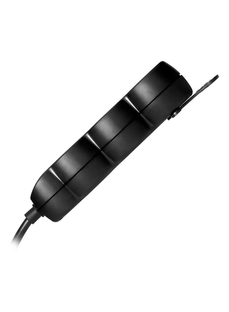 Przedłużacz 3x2P+Z,1,4m, 3x1mm2, czarny