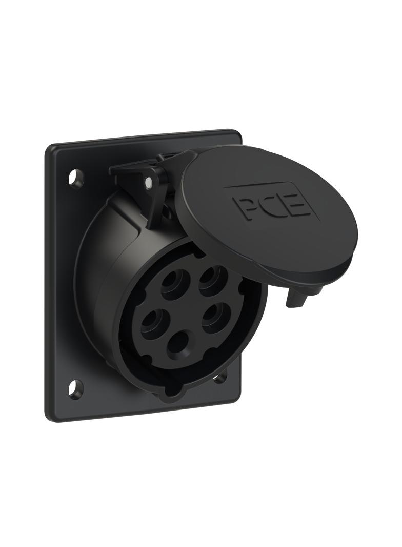 3F gniazdo czarne 415-6x PCE