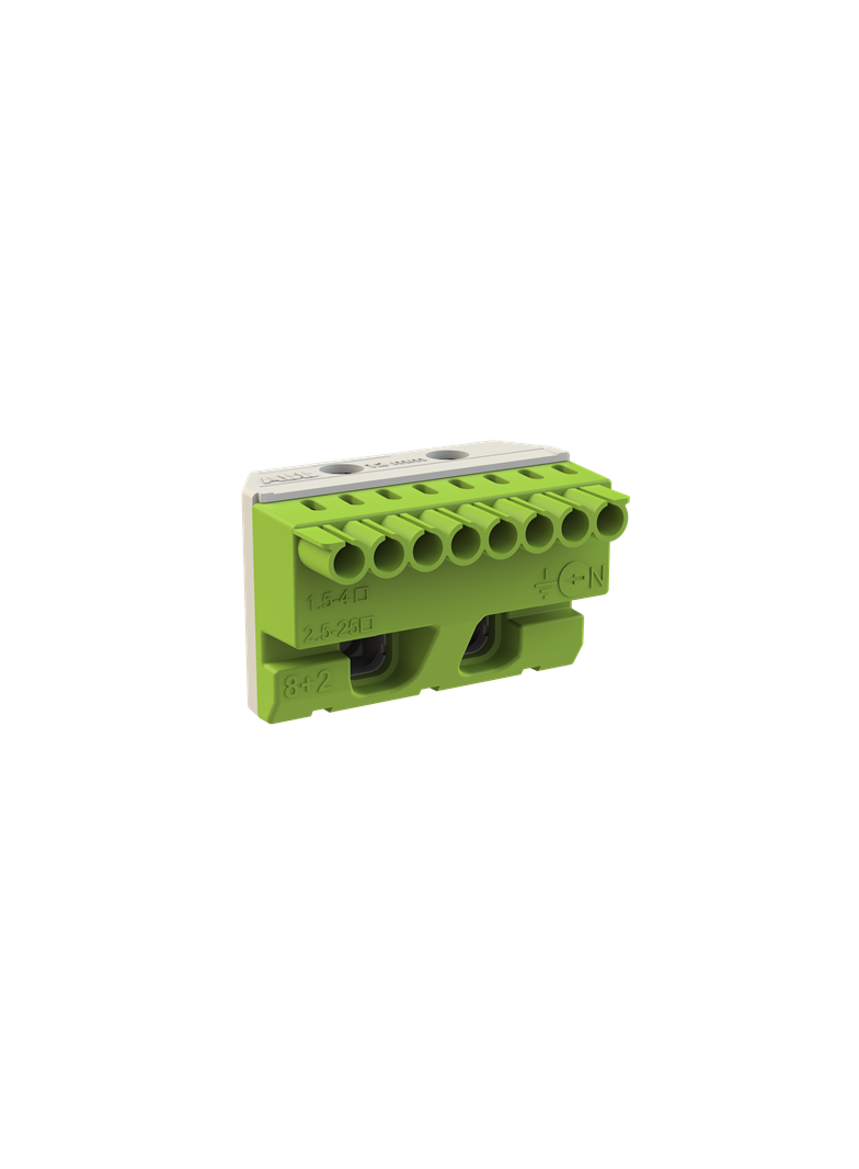 Listwa zaciskowa wtykowa PE 8*1,5-4mm2+2*25mm2