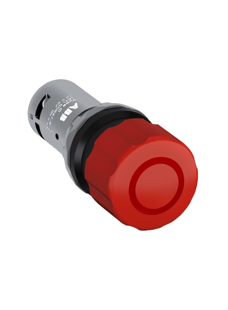 Przycisk bezpiecz. 1NO1NC czerwony CE3P-10R-11