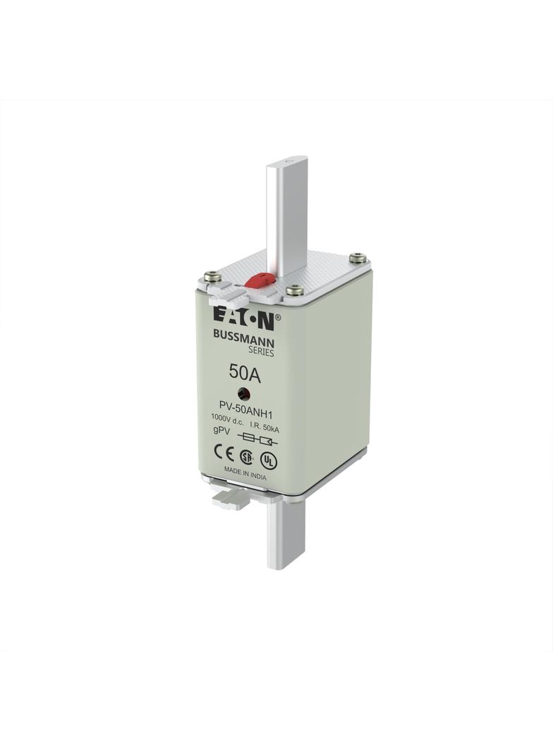 PV-50ANH1 Wkładka PV NH 50A 1000V DC PV rozmiar 1 podwójny wskaźnik PV-50ANH1 EATON