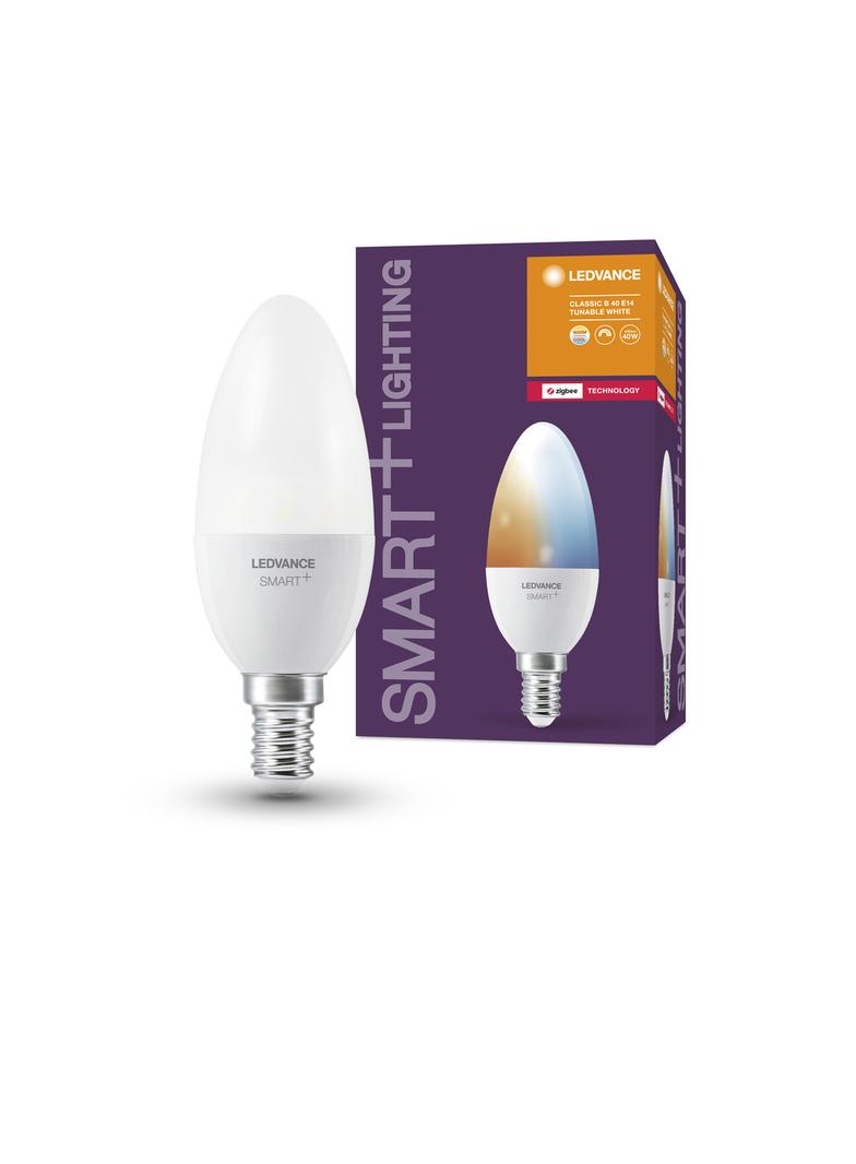 Lampa LED SMART+ ZB CL B Frosted TW 40 yes 4,9W/ E14