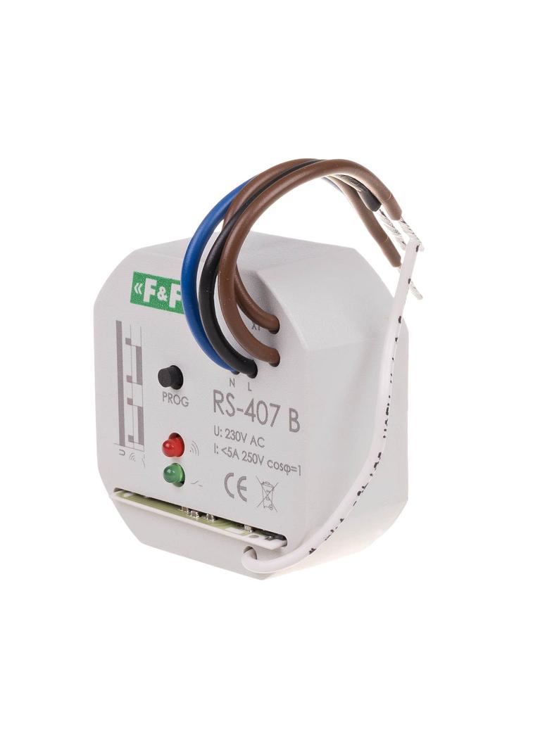 odbiornik bistabilny; 230V 5A; ; montaż w puszce O60 RS-407 B