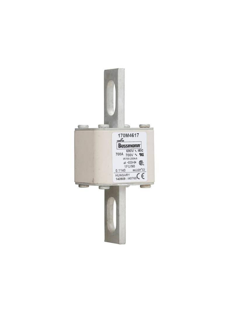 FUSE 700A 690V 1FU/90 AR UC Wkładka szybka 700A AC 690V rozmiar 1 53x69x136 mm aR IEC UL, 170M4617 E