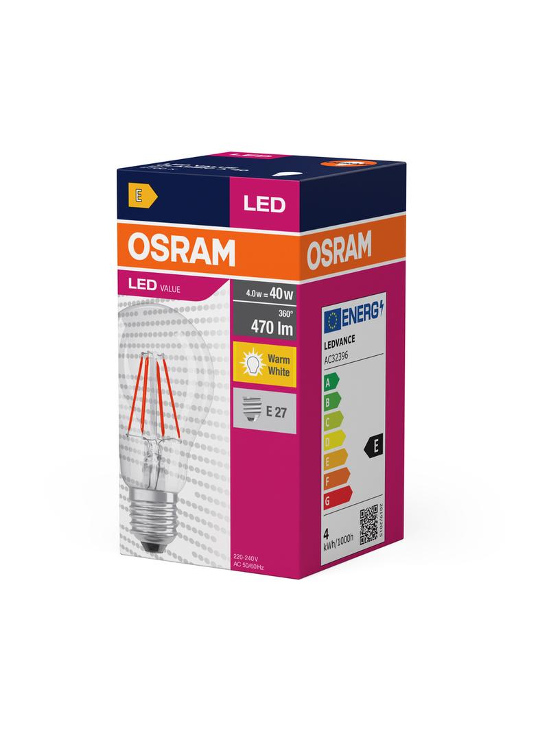 Lampa LED VALUE Classic A40 non-dim Filament 4W 827 E27