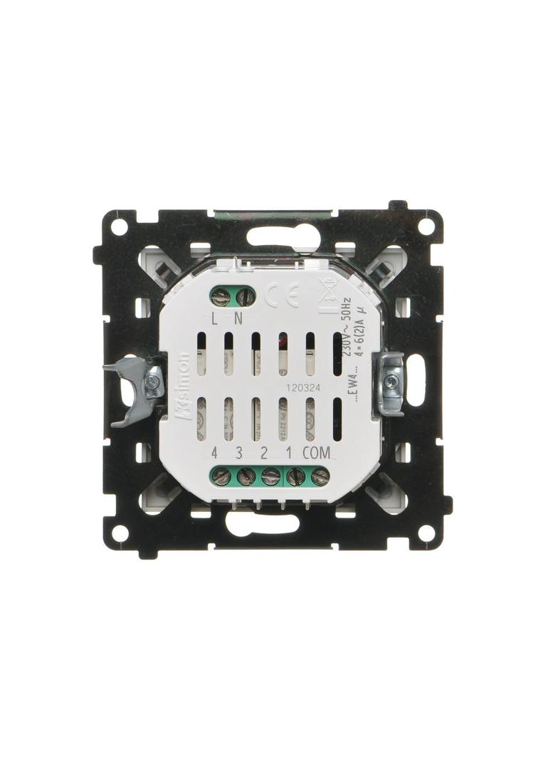Simon 55 Łącznik/Przycisk zwierny 4-krotny elektroniczny Szampański mat TEW4.01/144 KONTAKT