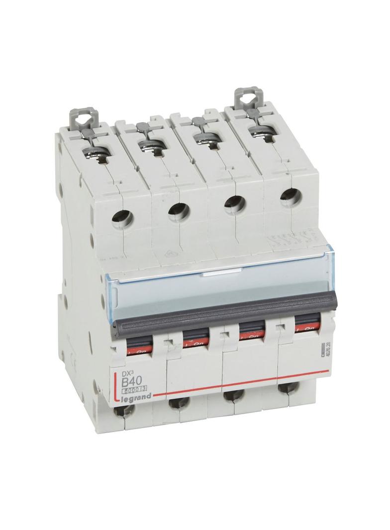WYŁĄCZNIK NADPRĄDOWY S 304 4P B 40A 6000A SERII DX3, Legrand