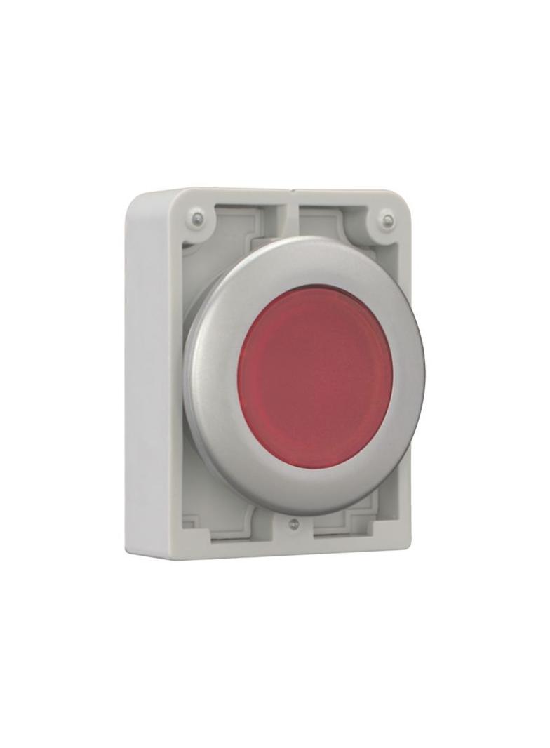 M30C-FDL-R Przycisk podświetlany 30mm płaski czerwony z samopowrotem 182926 EATON