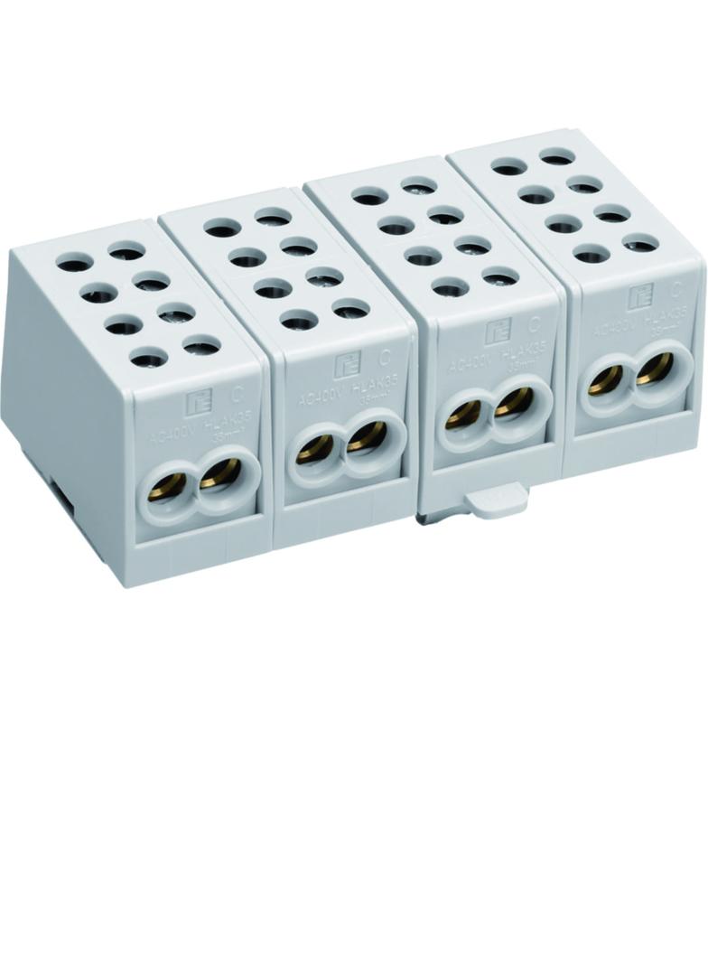 Zaciski rozgałęźne 4-polowe 2x25/2x35mm2 KH35A HAGER