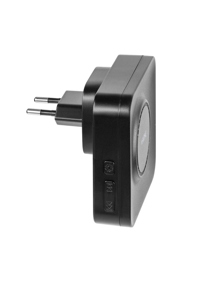 TELERO AC, dzwonek bezprzewodowy, sieciowy, przycisk bezbateryjny, learning system, 36 dźwięków, 200