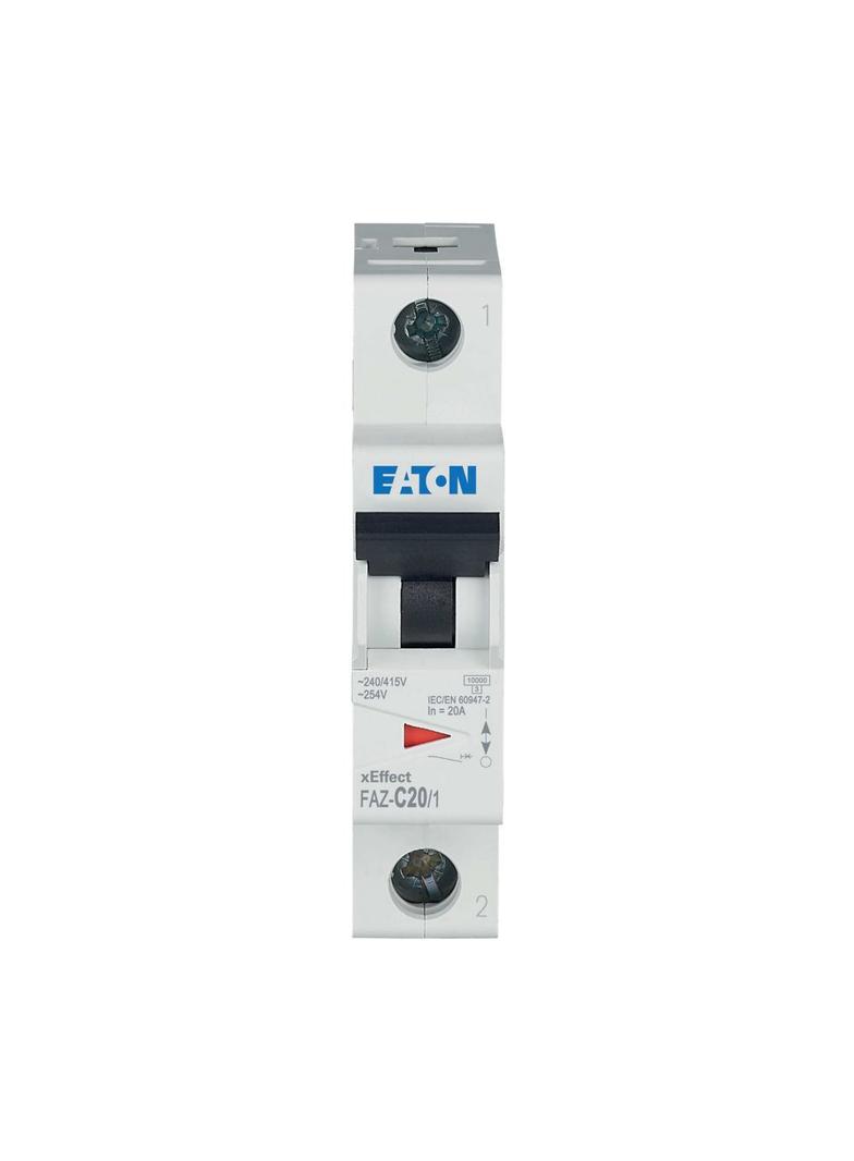 FAZ-C20/1 Wyłącznik nadprądowy 15kA C20A 1P 278562 EATON