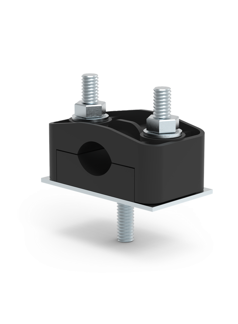 Uchwyt przewodu wysokonap. z prętem gwintowanym M8