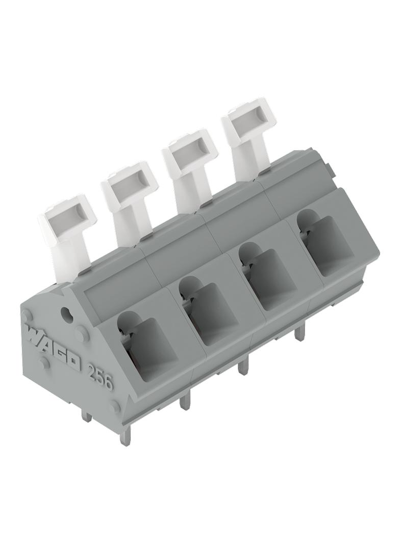 listwa zaciskowa do pł. drukowanych 16-bieg. szara raster 7,5/7,62 mm /10szt./ WAGO