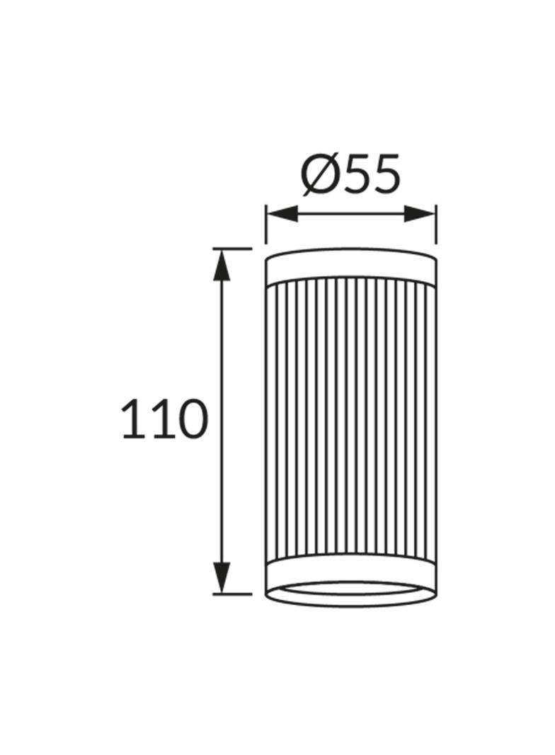 FRIDA DWL GU10 BLACK/CHROME