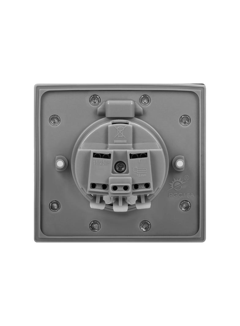 Hermetyczne gniazdo elektryczne, IP44 stal nierdzewna, wersja Schuko OR-AE-1397(GS) ORNO