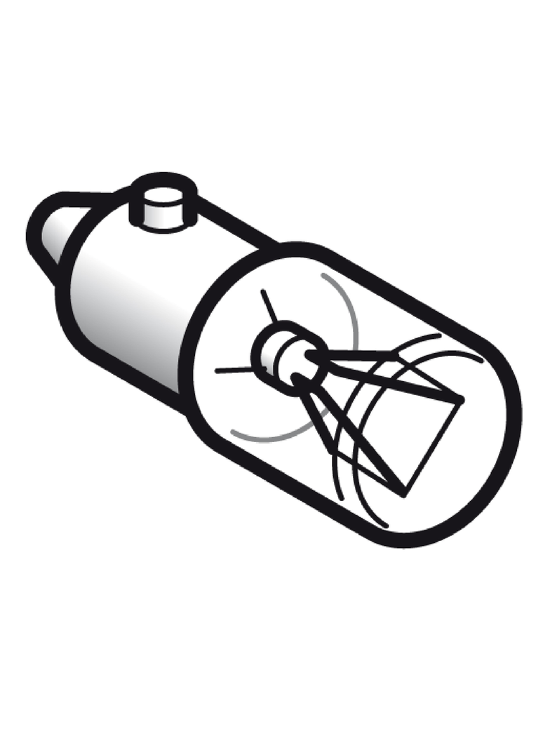 Harmony XAC Żarówka sygnalizacyjna przezroczysta BA9s, 12V, 2.6W