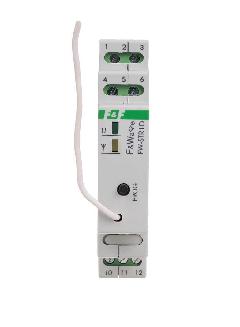 Radiowy sterownik rolet 230V- montaż DIN 85-265V AC/DC FW-STR1D F&F