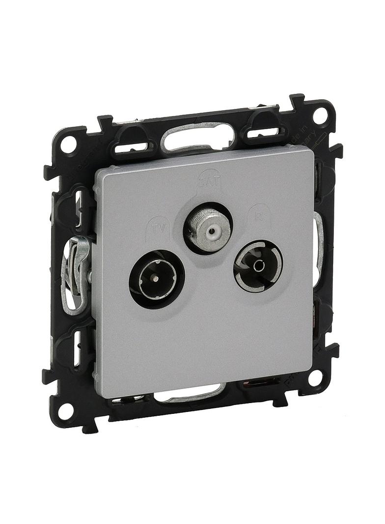 VALENA LIFE GNIAZDO TV-RD-SAT ALUMINIUM, Legrand