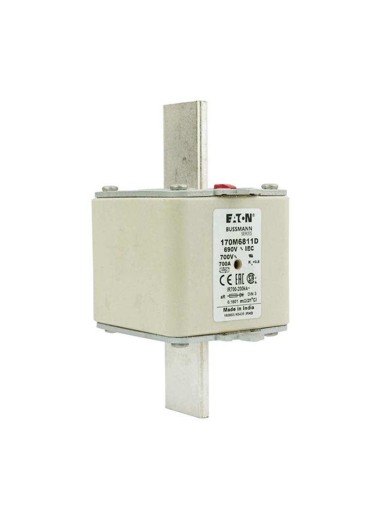 700A 690V aR DIN 3 HSDNH FUSE Wkładka szybka 700A AC 690 V DIN 3 aR DIN IEC podwójny wskaźni 170M681