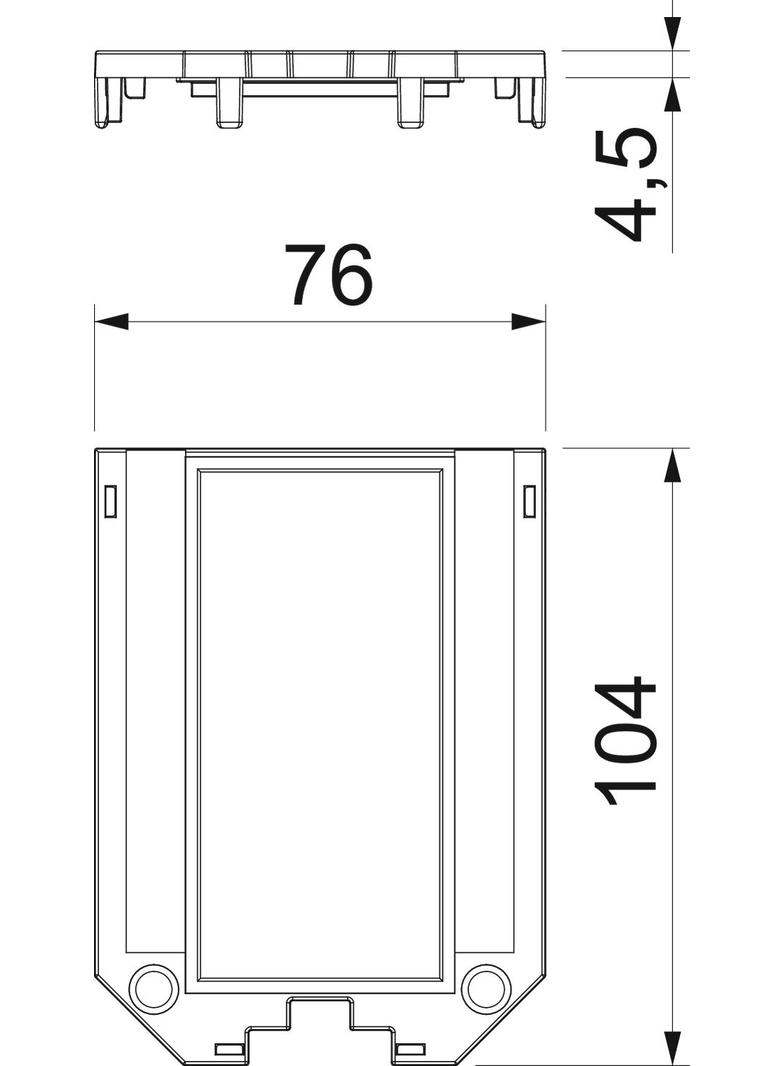 UT34 P2, Ramka montażowa
