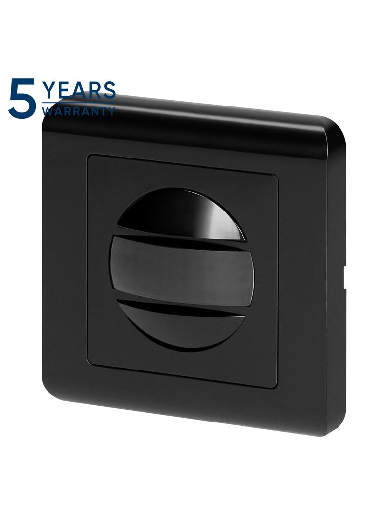 Czujnik ruchu 2 żyłowy 160st. IP20 300W do puszki czarny ORNO