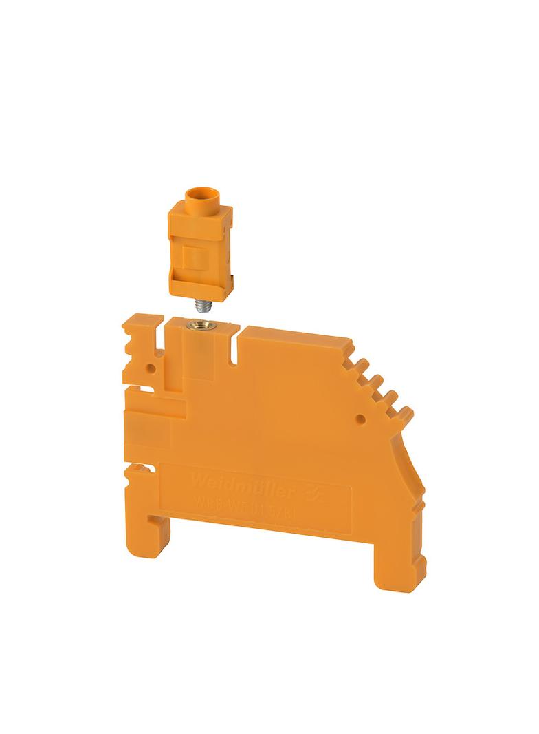 WBB WDU1.5/BL... Płyta separacyjna (terminal), Płyta zamykająca i pośrednia, 45.4 mm x 36.7 mm, pomarańczowy /10szt./ 1068160000 WEIDMÜLLER