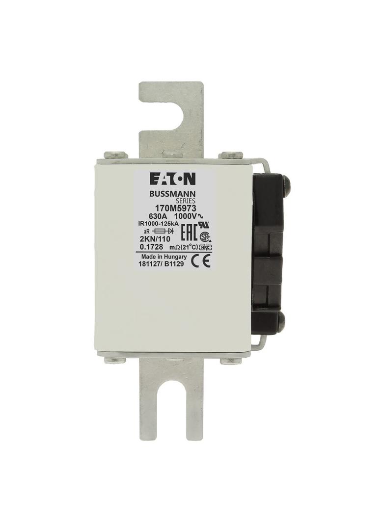 630A 1000V 2KN/110 aR INDICATOR FUSE Wkładka szybka 630A AC 1000V DIN 2 59x77x138 mm aR, 170M5973 EA