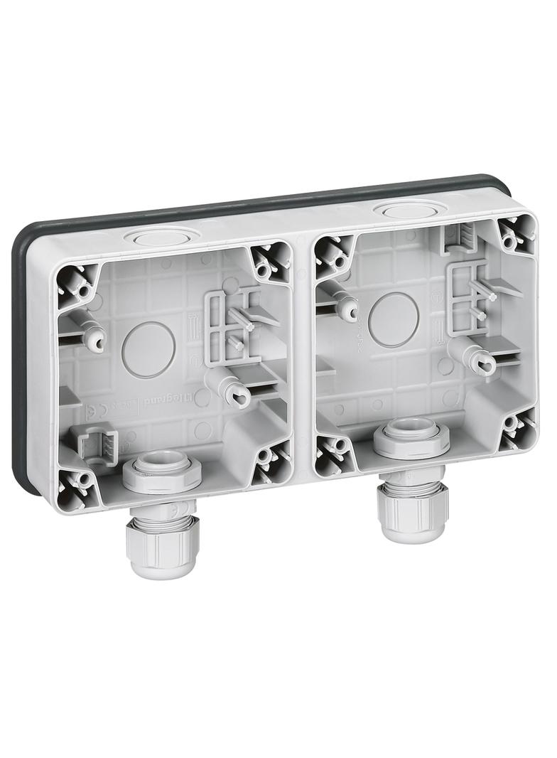 Plexo IP66 Puszka Natynkowa Podwójna Pozioma 090493 LEGRAND