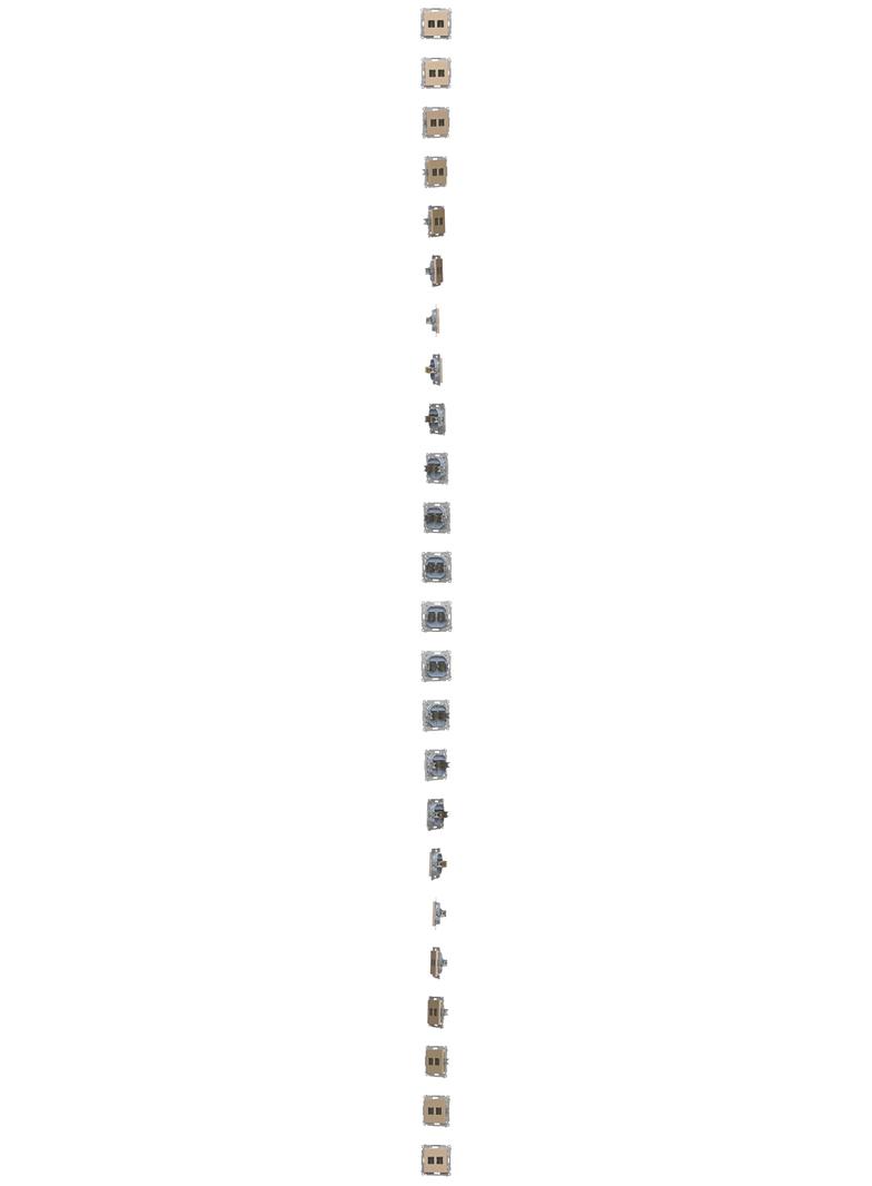 Simon 55 Gniazdo HDMI podwójne Szampański mat TGHDMI2.01/144 KONTAKT