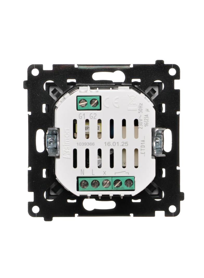 Simon 54 WMDR-17xxx1-049 Termostat programowalny z wyświetlaczem z wew/zewn czujnikiem