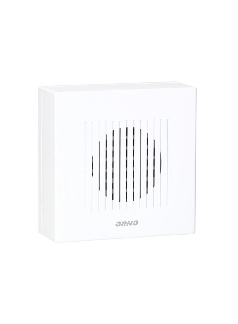 Dzwonek elektroniczny jednotonowy RINGIL MINI AC 230V śnieżno biały OR-DP-MR-160/PW ORNO