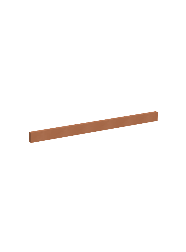 ZX2010 Szyna miedziana 12x10mm, L:934mm